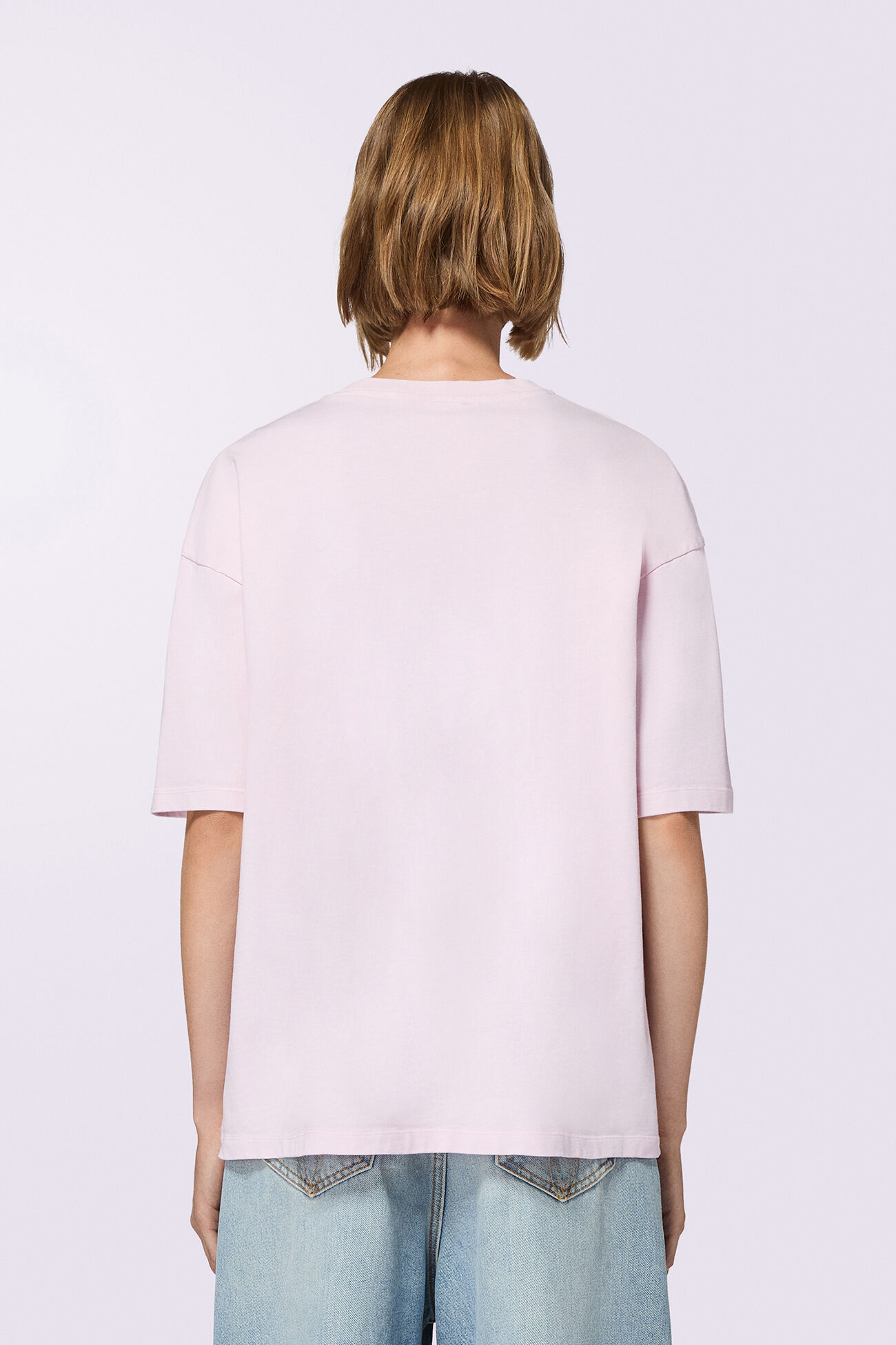 Angels Patch Relaxed T-Shirt Pink